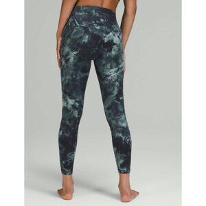 Lululemon Align High-Rise Pant with Pockets 25" Diamond Dye Silver Blue Size 0